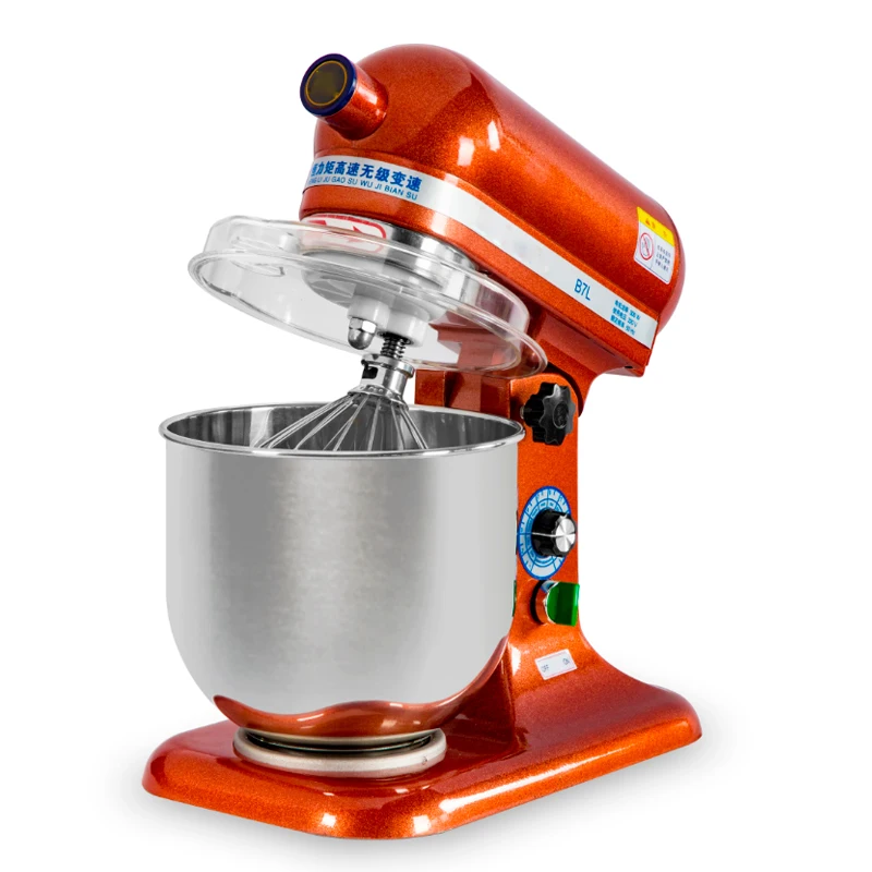 7L planetary mixer milk mixing stand mixer commercial countertop mixer