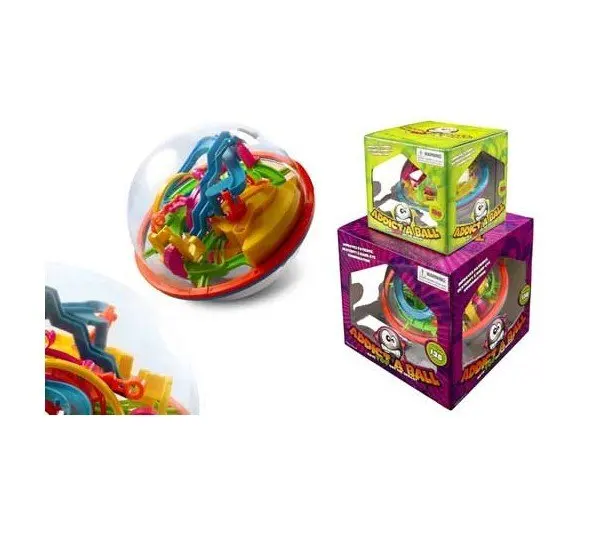 Kids Balance Control Trainer Magical Intellect Ball Marble Puzzle Game Toy Intelligent Ball 360 degree sphere