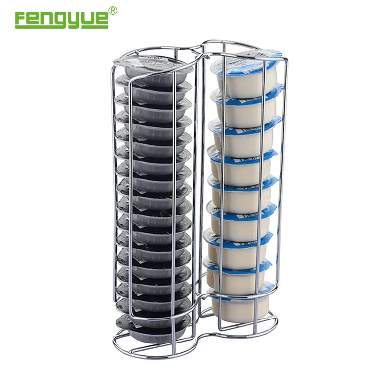 Hot Sell Kaufland Standing Type 32pcs Tassimo Coffee Capsules Holder