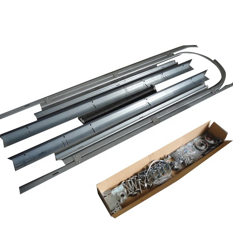 Whole sale sandwich panel automatic high quality electric remote control sliding residential sectional steel garage door