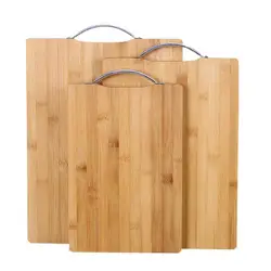 Customized kitchen accessories bambus chouten houten snijplank schneidbrett wooden bamboo cutting board set
