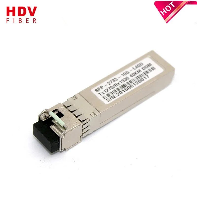  10 г SFP + mini gbic 40 км одного волокна WDM Двунаправленный Module
