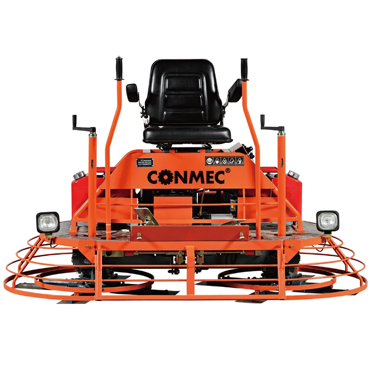 
CONMEC Ride-on Power Trowel 36' concrete riding power trowel machine with multi-directional steering system 