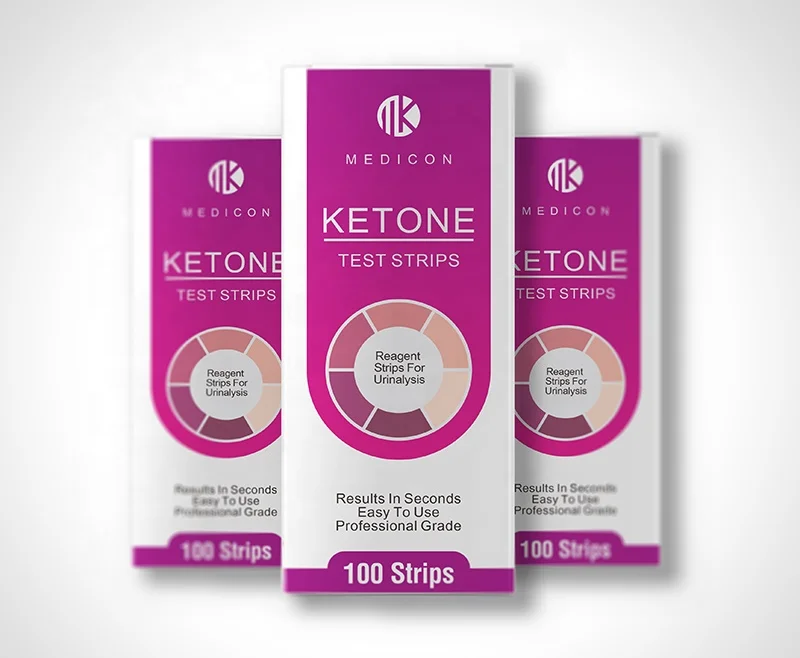 Hot sale urine  ketone strips lose weight monitor keto strips, ketone test strips Tiras de cetona para monitor