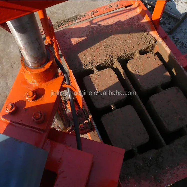 very small and mobile brick making machinery QT2-45,mini production line for factory,made in china