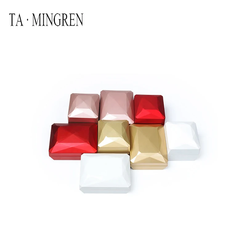 
Wholesale Fashion Cute Wedding Propose Ring Jewelry Box With Led Light 