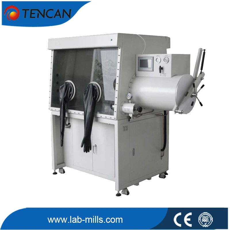 China Tencan GBP800S-2 water and oxygen content less than 1PPM lab purification glovebox