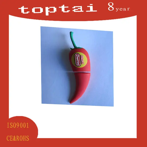 другой цвет горячей перец Форма USB, навалочных 2GB USB флэш-накопители