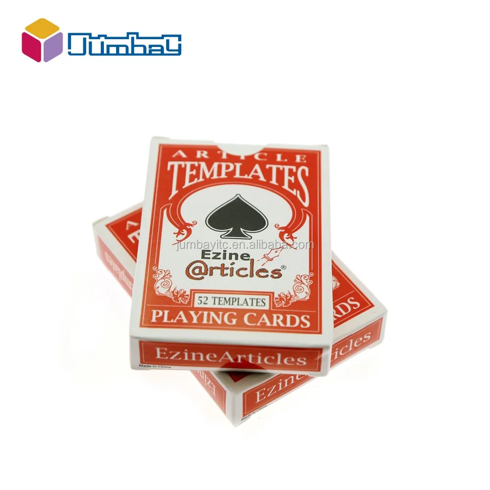 Professional customization standard design plastic playing cards printing top quality playing cards wholesale