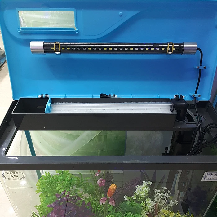  SOBO top filter pump маленький аквариумный стеклянный аквариум со светодиодным освещением