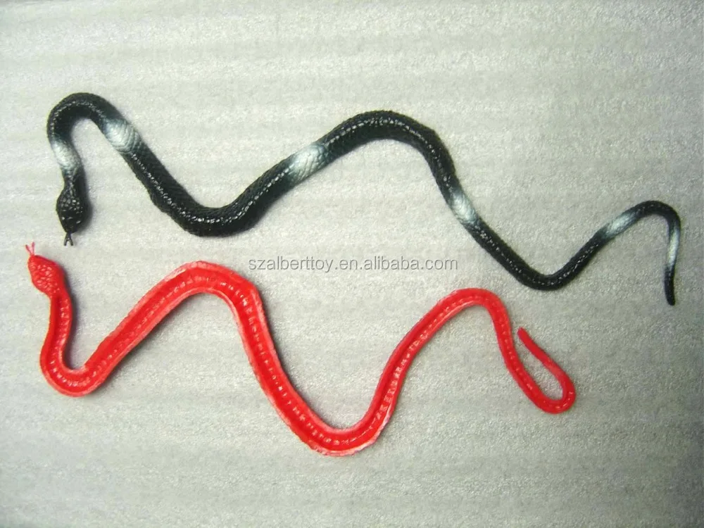 stretch fake realistic rubber novelty snake toys