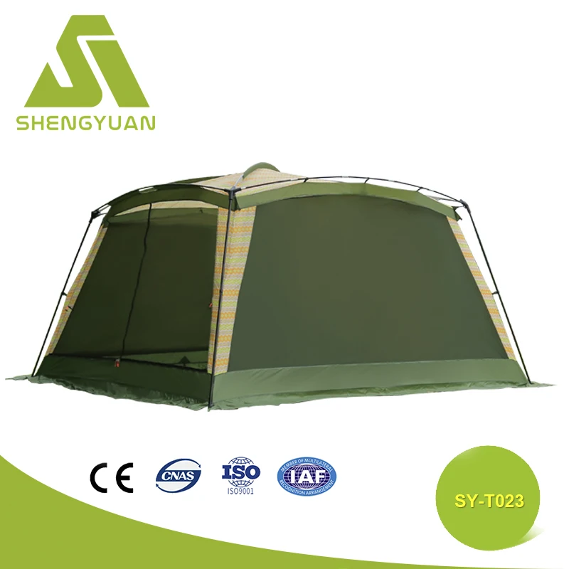 
Luxury Large Screen House Tent & Room Canopy Tent With Mesh Side Wall Big Family Tents For Camping 