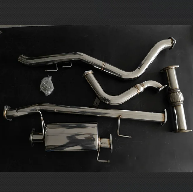 For isuzu Dmax 3L 2012 3 inch exhaust catback systerm for Dmax 3L exhaust pipe catback