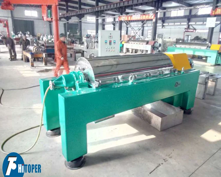 decanter centrifuge as beer yeast dehydration separator used in beer industry