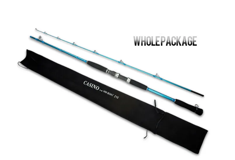 Wholesale Fishing Tackle Rod High Carbon Boat Rod  Fuji Guide Sea Water Offshore Fishing  Rods