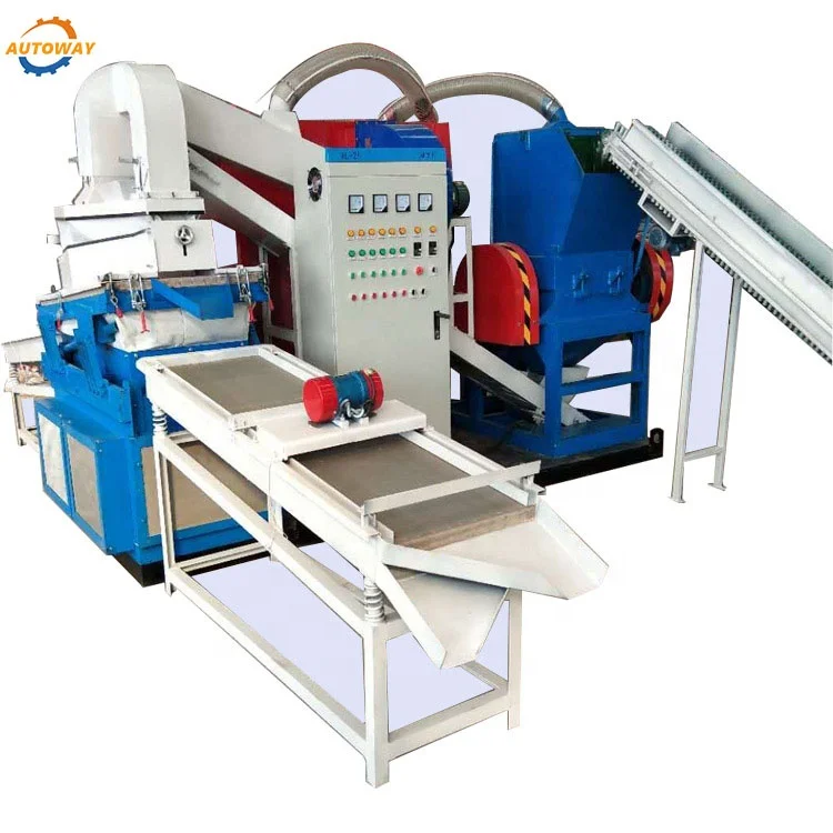 
Best sale scrap copper wire recycling shredder stripping machine for sale electric copper wire cable separator 