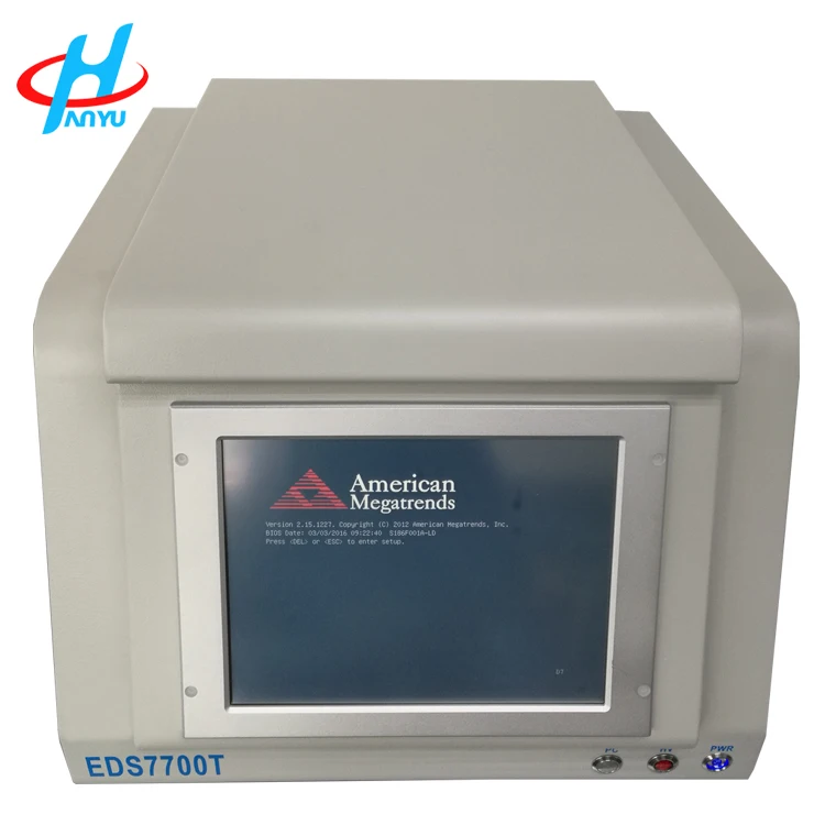 Металлоанализатор EDS7700T xrf машина для проверки чистоты золота с детектором SDD