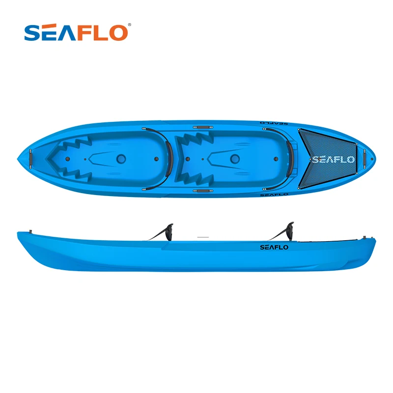 Professional Polyethylene Double kayak People Plastic fishing Tandem kayak