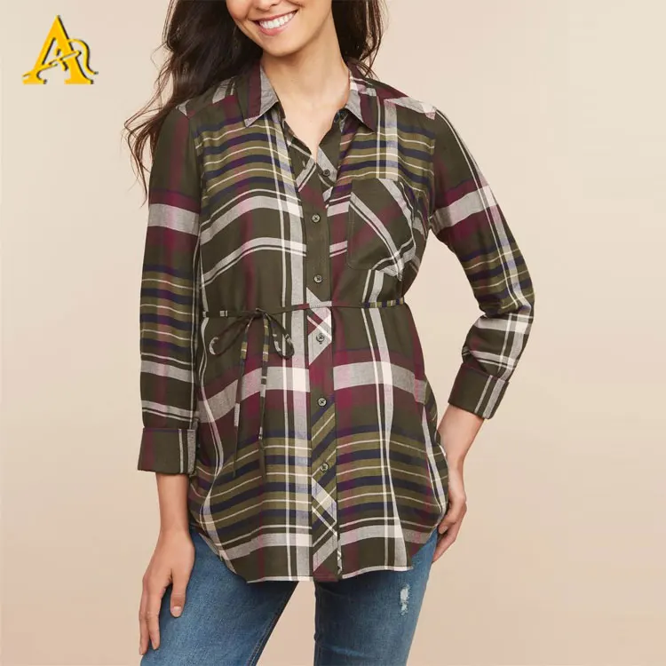 
Wholesale Maternity Clothing with Button Front Maternity Tops Wear 