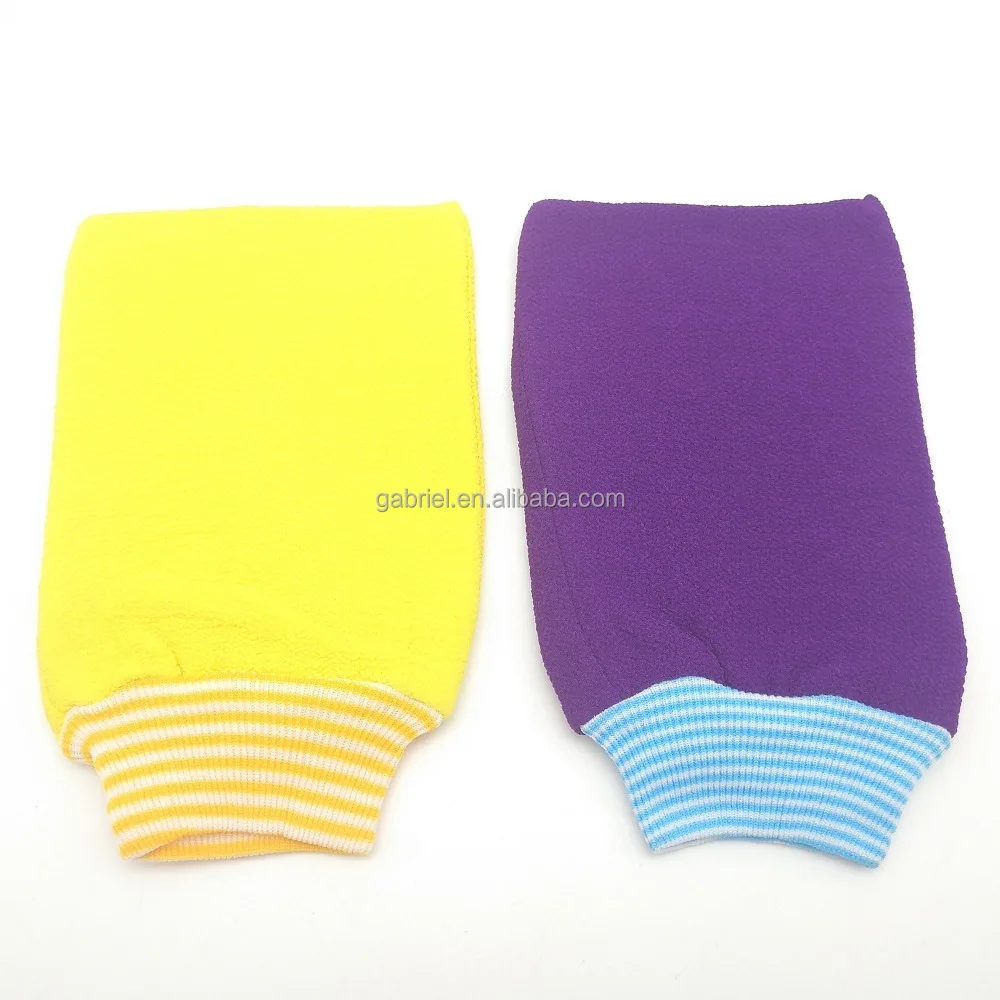 Direct Factory High Quality body scrubber exfoliating bath mitts bath gloves