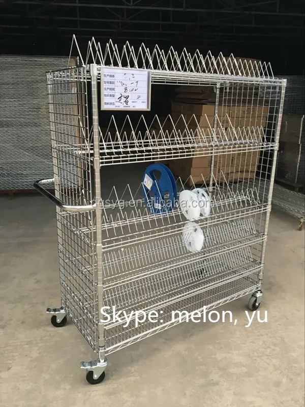 ESD SMT Reel Storage Trolley for Electolic factory