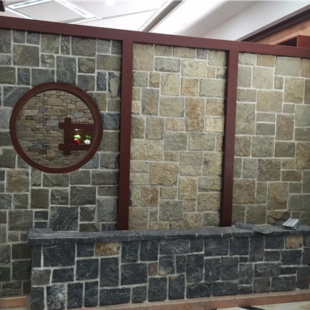 
Natural Black limestone Real stone cladding for outdoor and Indoor wall decoration WRSV92 