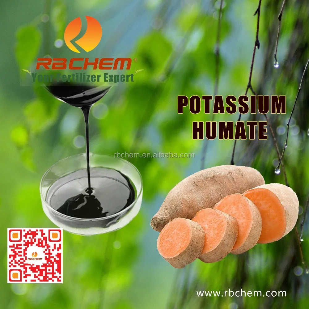 Manufacture Agriculture Fertilizer Potassium Humate No Harmful Chemicals