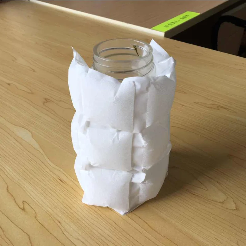 Wholesale reusable dry gel sheet dry pack re-freezable ice pack cube sheet for food