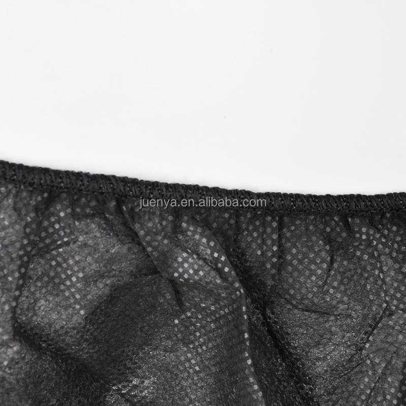 Мужские черные одноразовые шорты-боксеры, бумажное нижнее белье для спа