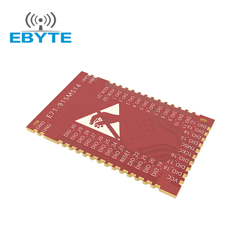 
Ebyte RoHS 915MHz iot rf module E70-915T14S lora iot 915 mhz CC1310 SMD Wireless transceiver integrated circuit module 