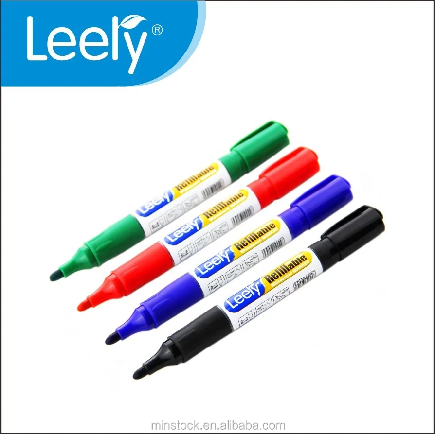 Leery Branded Long Writing Whiteboard Marker with refill ink