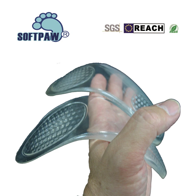 
Silicone Gel self-adhesive shoes insoles insole, absorbs pressure and pain 