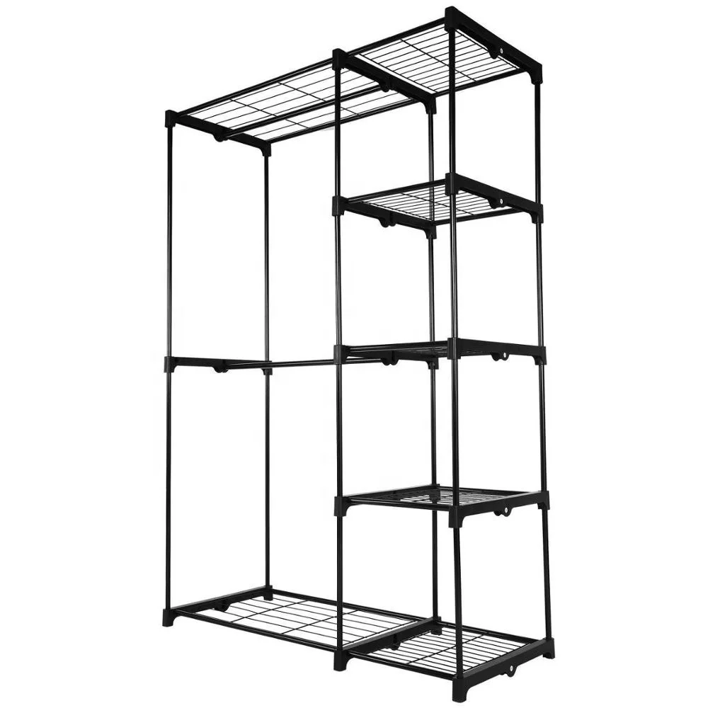 wardrobe cabinet Wall To Wall Foldable Almirah For Baby Non-woven Fabric Open Modern Design Wardrobe