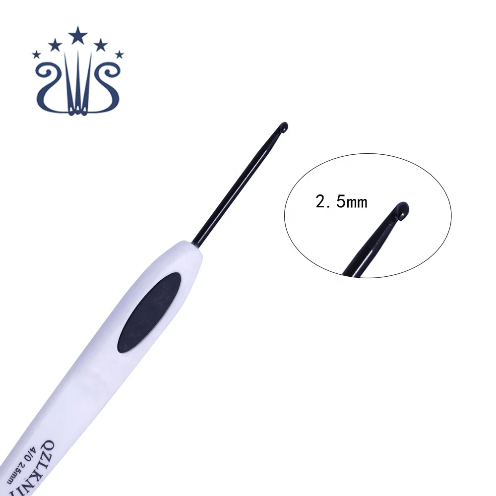 QZLKNIT 8pcs Knitting Needles Set Aluminum Crochet Needles Plastic Crochet Hook Set