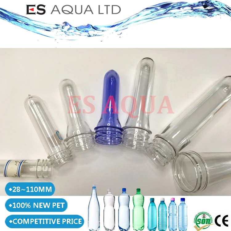 Plastic PET Preform 28MM for Water Bottle