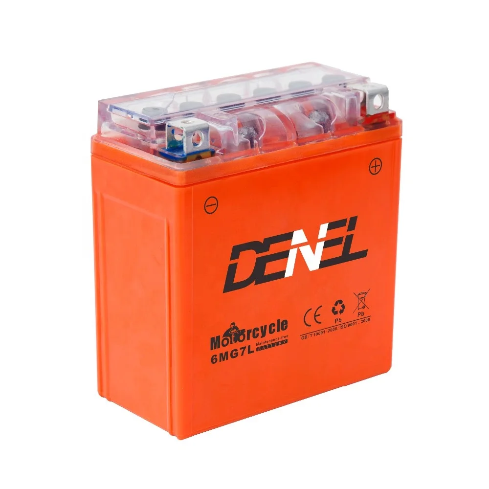 12 v батареи свинцово-кислотная АКБ для мотоциклов, 6MG7L