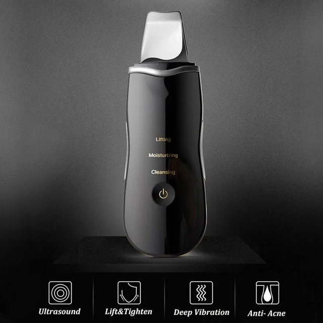 Professional Skin Scrubber Facial Cleaning Ultrasonic Scrubber Home Use Beauty Equipment