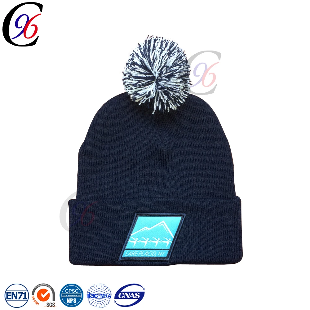 new style hot selling pattern cheap winter hat outside sports warm football soccer knitted toque