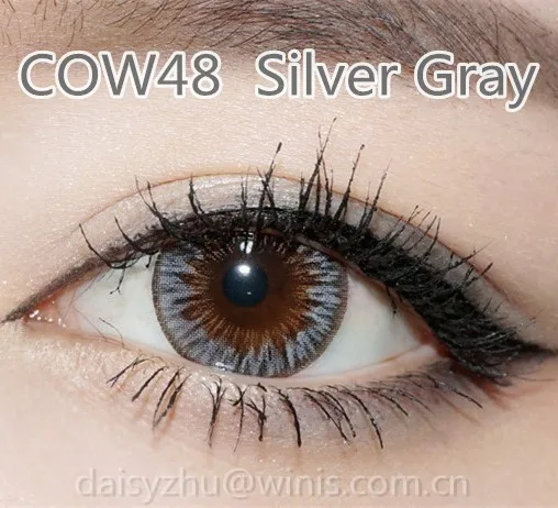 50 colors available yearly cheap cosmetic colored contacts Korea color contact lens wholesale