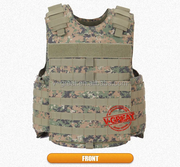 NIJ 0101.06 Certified IIIA Level Military Bulletproof Jacket tactical model