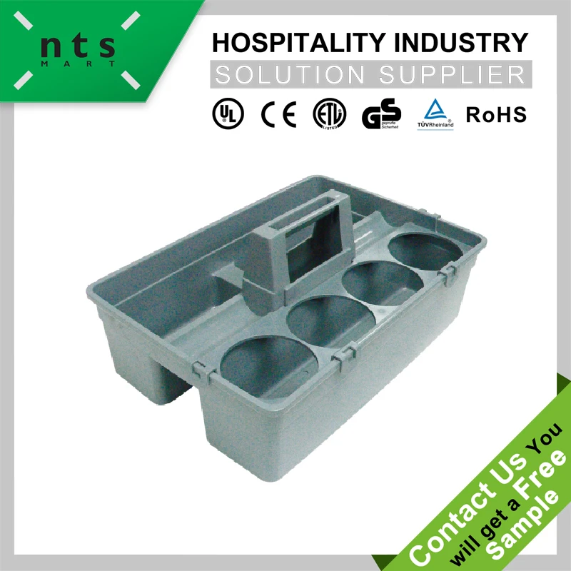 
water bottle holder with caddy tray 