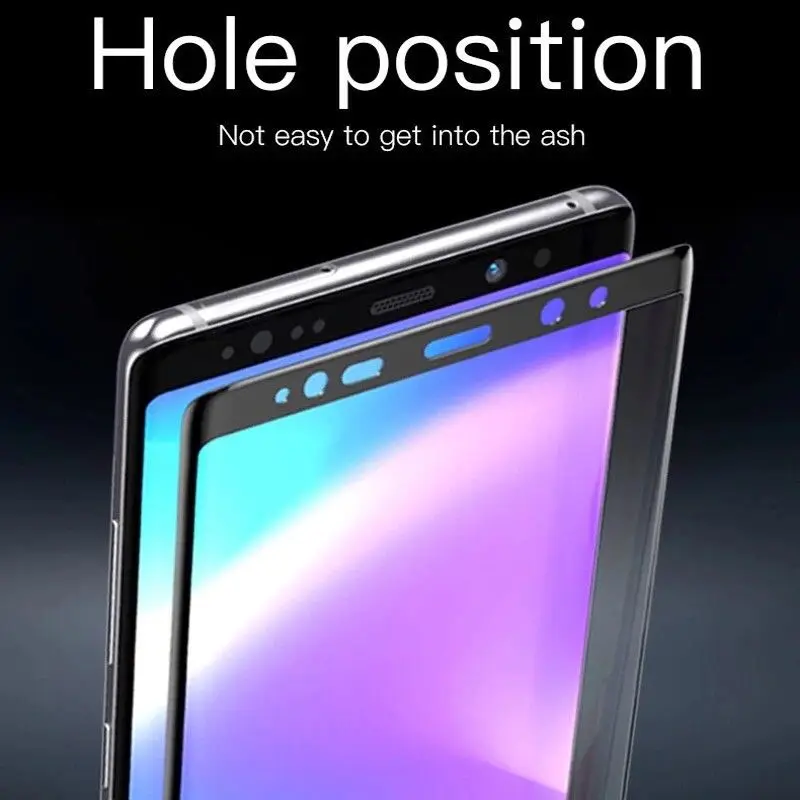 9D Full Genuine Curved Tempered Glass Screen Cover Protector For Samsung Note 9 Note 10