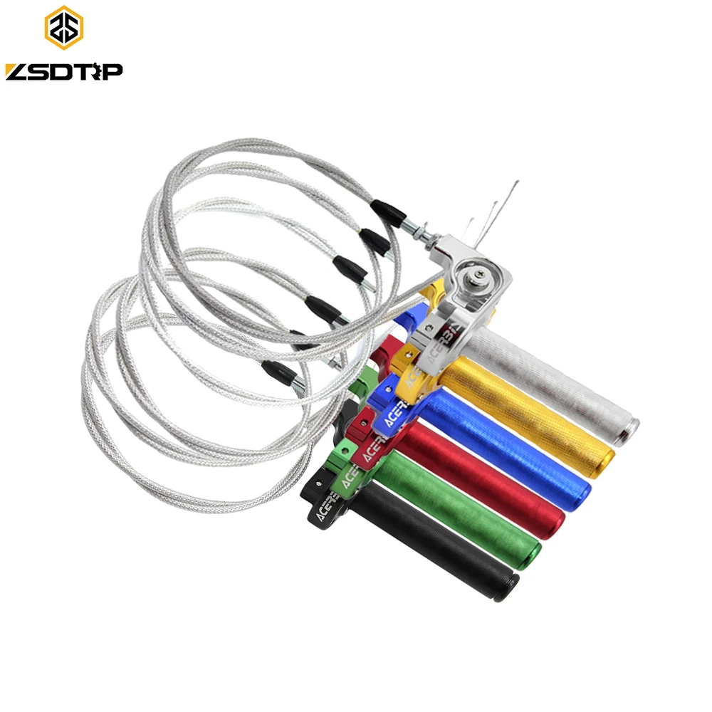 
Universal motorcycle accessories CNC Aluminum twist Gas hand grip throttle 