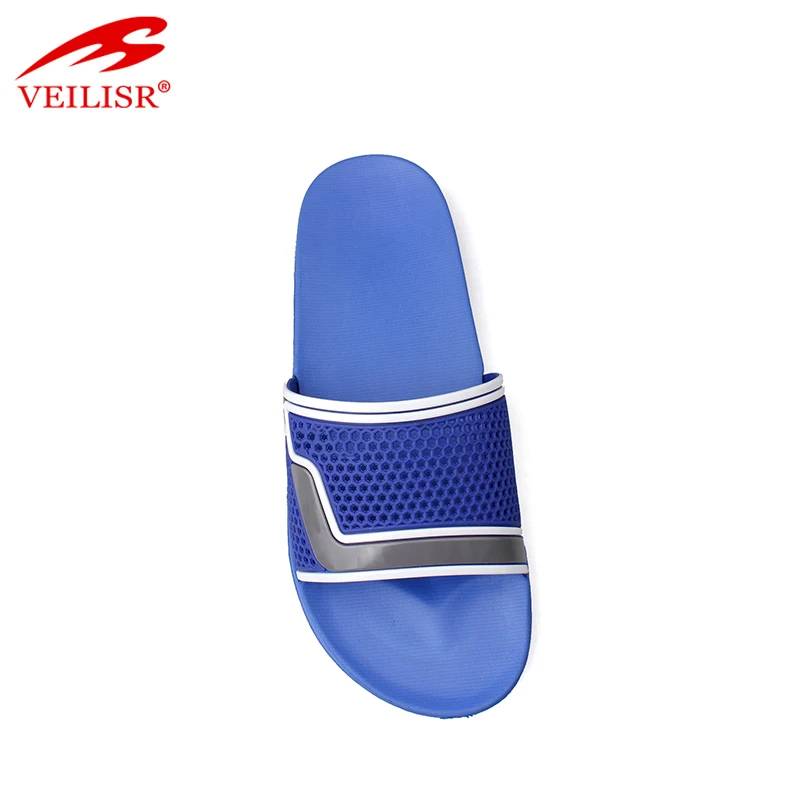 Wholesale summer PVC upper slide sandals beach slippers men