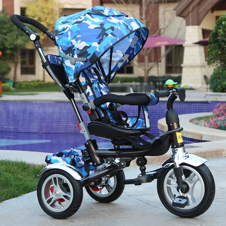 Factory Wholesale 3 wheel bikes for kids 4 in 1 Children Ticycle for 3-6 years