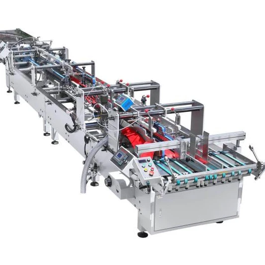 
Automatic plastic PET box gluing machine 