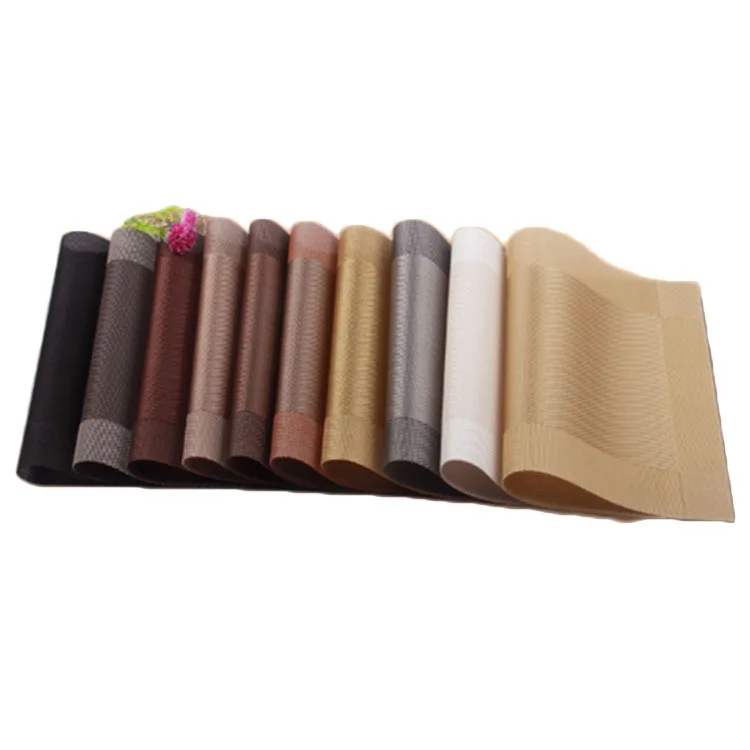 Недорогие столовые коврики для ресторана Charmcci 600432, ПВХ обеденный виниловый нескользящий изоляционный коврик, моющийся коврик для стола, дизайнерский золотой