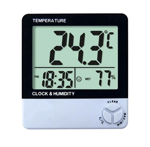 Digital room clock hygrometer temperature measurement instrument thermometer hygrometer