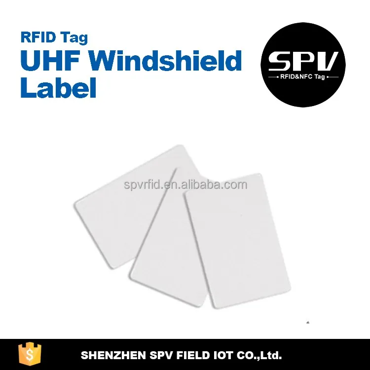 UHF RFID Лобового Стекла Тегов для Управления Транспортными Средствами