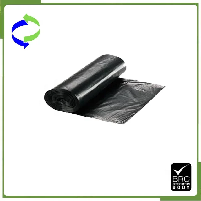 
Supply Custom Plastic Black Garbage Bags/Trash Bag/Trash Can Liner 